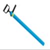 Novateur Ghost Shrimp Pump Deluxe Plastic Model Blue view 1