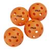 FILA Accessories Indoor Pickleball Balls - Official Indoor Pickleballs, Regulation Size with 26 Holes (Orange), Pack of 4 view 1