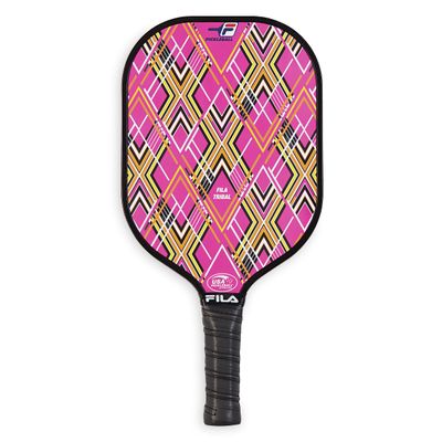FILA Accessories Graphite Pickleball Paddle - Pro Pickle Ball Paddles with Durable Polypropylene Core, Lightweight Comfort Grip, Cute Pickleball Paddles (Sold Individually) - Tribal