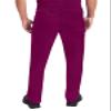 Healing Hands Scrub Pants for Men Daniel Utility Bottoms with 6 Pockets, 2-Way Stretch and Durable Fabric 9300, Wine,XLSh view 2