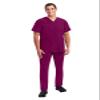 Healing Hands Scrub Pants for Men Daniel Utility Bottoms with 6 Pockets, 2-Way Stretch and Durable Fabric 9300, Wine,XLSh view 3