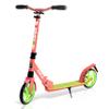 Hurtle Lightweight and Foldable Kick Scooter-Adjustable Scooter for Teens and Adult, Alloy Deck with High Impact Wheels, Durable ABEC-7 Bearings w/ T-bar Anodized Clamp Collar, Watermelon HURTS89.5 view 1