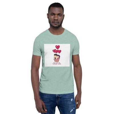 Clap Tees Short-Sleeve Unisex T-Shirt Forever Love 2020120331