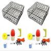 2-Pack of KUFA Vinyl Coated Crab Trap & Accessory kit Including 100' Rope, Caliper, Harness, Bait Bag & Red/White Float (6"x14" Float, 1/4" Poly Rope) view 1