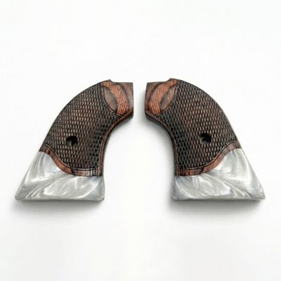 Premium Heritage Rough Rider 22 Grips Compatible Replacement Grips for Heritage Arms Rough Rider Rosewood w/Faux Pearl Accent .22 & .22 Mag