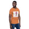 Clap Tees Short-Sleeve Unisex T-Shirt Forever Love 2020120331 Burnt Orange view 3