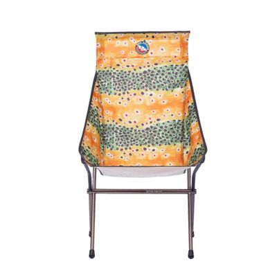 Big Agnes Big Six Camp Chair - High & Wide Camping Chair with Aircraft Aluminum Frame, Brown Trout