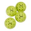 FILA Accessories Outdoor Pickleball Balls - Official Outdoor Pickleballs, Regulation Size with 40 Holes (Lime Green), Pack of 4 view 1