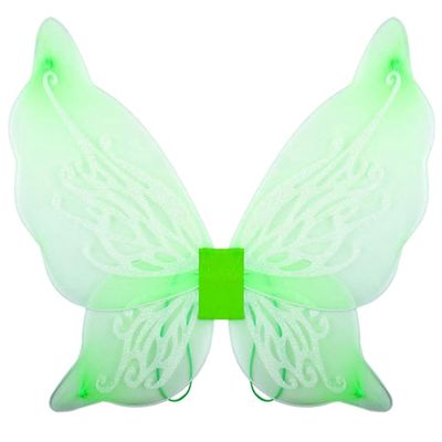 Dushi Fairy Wings for Adults,Butterfly Wings for Girls,Angel Wings,Fairy Costume for Women Birthday Halloween Dress Up Party Favor Green