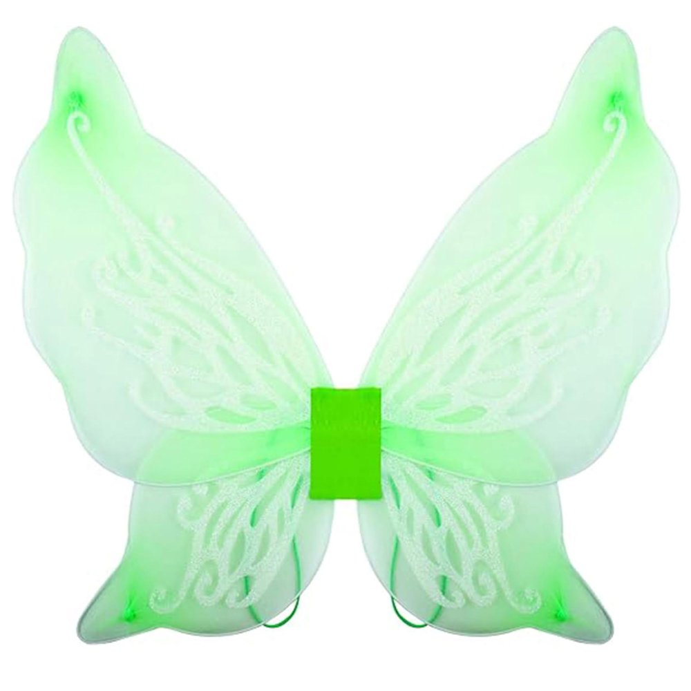 Dushi Fairy Wings for Adults,Butterfly Wings for Girls,Angel Wings,Fairy Costume for Women Birthday Halloween Dress Up Party Favor Green