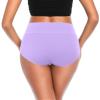 ASIMOON Womens Tummy Control Underwear,High Waisted Cotton Underwear for Women Full Back Soft Panties Comfortable Briefs XL view 4