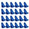 Hedume 24 Pack Cheerleading Pom Poms, Cheerleading Metallic Foil Pom Poms, Hand Flowers Cheerleader Pompoms for Team Spirit Sports Dance Cheering view 1