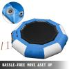 Happybuy 13ft Inflatable Water Bouncer, Water Trampoline Splash Padded Inflatable Bouncer Bounce Swim Platform for Water Sports view 4