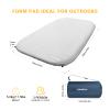KingCamp Self Inflating Camping Mattress, Sleeping Pad for 2 Person Waterproof Comfortable Soft and Warm with Carry Bag Blue view 3