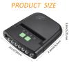 Mudder 2 Pieces LED Clip on Cap Lights USB Rechargeable Cap Flashlight Clip Waterproof Bright Hat Flashlight Headlamp for Fishing Camping Hand Work (Black) view 2