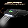 Mudder 2 Pieces LED Clip on Cap Lights USB Rechargeable Cap Flashlight Clip Waterproof Bright Hat Flashlight Headlamp for Fishing Camping Hand Work (Black) view 4