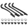 BESPORTBLE 4Pcs Replacement Roller Skate Straps Buckles with Screws Inline Skate Shoe Strap Accessory for Men Women Kids view 1