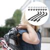 BESPORTBLE 4Pcs Replacement Roller Skate Straps Buckles with Screws Inline Skate Shoe Strap Accessory for Men Women Kids view 3
