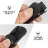 BESPORTBLE 4Pcs Replacement Roller Skate Straps Buckles with Screws Inline Skate Shoe Strap Accessory for Men Women Kids view 4