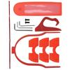 Electric Scooter Accessories Kit, Silicone Protective Cover+Hook+Damping+Rear Mudguard Bracket Scooter Accessories Compatible for M365/PRO view 1