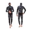 3Mm Neoprene Diving Suit Split 2 Piece Camouflage Wetsuit for Scuba Snorkeling Jellyfish Underwater Hunting Spearfishing,XXL view 2