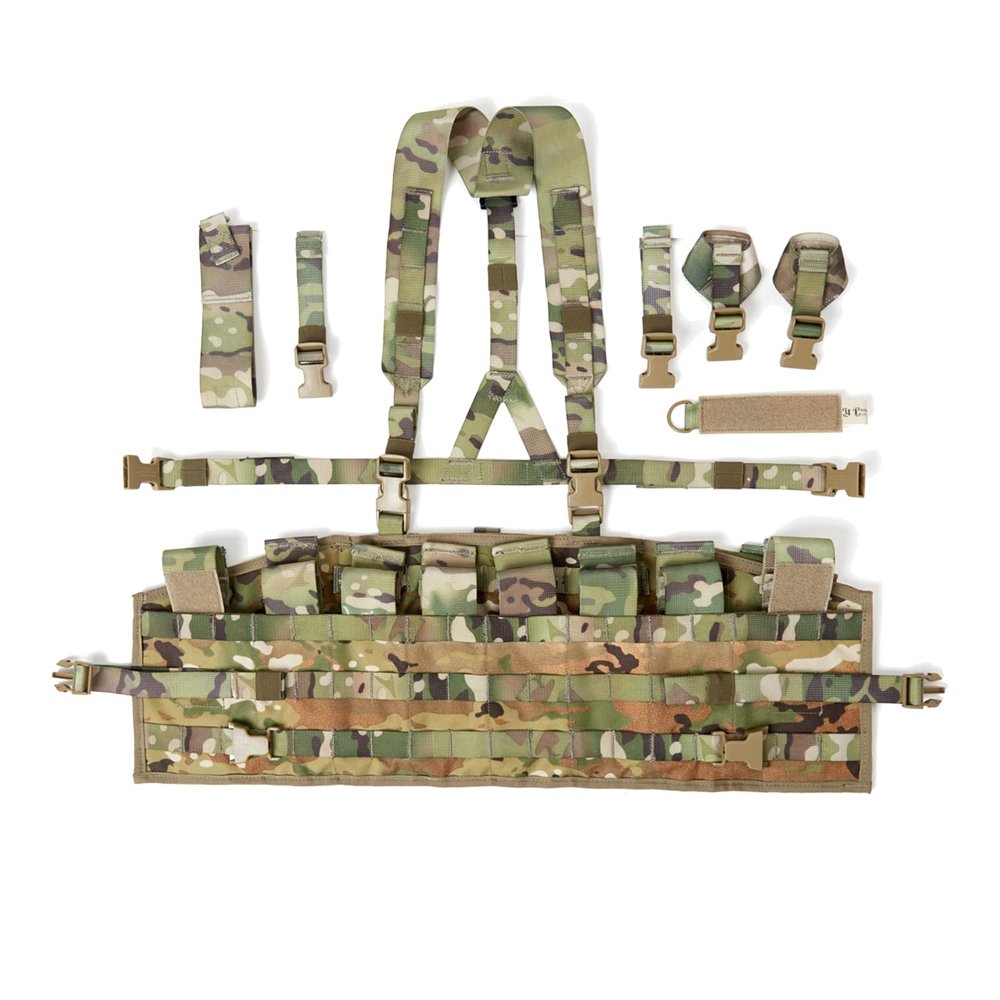 MT Military Chest Rig MOLLE II Tactical Assault Panel (TAP) Vest Army Vest with Straps OCP