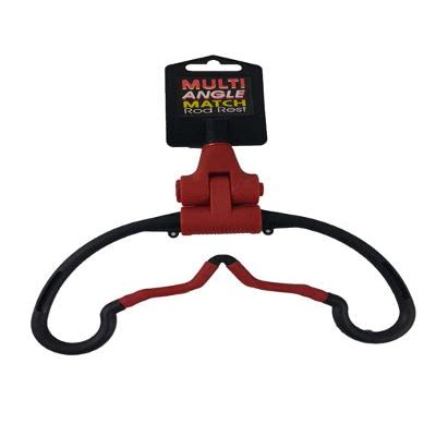 Dinsmores Unisex's MA2 Multi Angle Match Rod Rest, Black/RED, 15CM