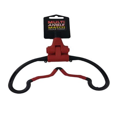 Dinsmores Unisex's MA2 Multi Angle Match Rod Rest, Black/RED, 15CM