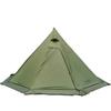 4 Persons 5lb Lightweight Tipi Hot Tent with Stove Jack, 7'3" Standing Room, Teepee Tent for Hunting Family Team Backpacking Camping Hiking (Olive) view 1