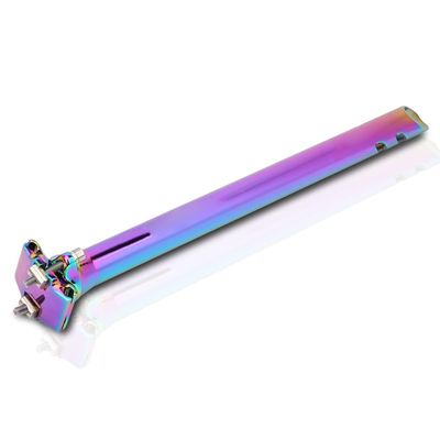 RiToEasysports Bike Seatpost,CNC Aluminum Alloy 400MM Bike Seatpost with Adjustable Clamp Mountain Bike Saddle Post Tube for MTB Road Bike BMX(27.2x400)