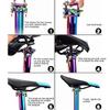 RiToEasysports Bike Seatpost,CNC Aluminum Alloy 400MM Bike Seatpost with Adjustable Clamp Mountain Bike Saddle Post Tube for MTB Road Bike BMX(27.2x400) view 4