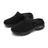 Women Slippers, Women Clog Slippers Breathable Anti Skid Mesh Slip-on Air Cushion Home Shoes Black 40 view 1