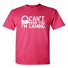 I'm Gaming Graphic Novelty Sarcastic Funny T Shirt XL Pink view 1