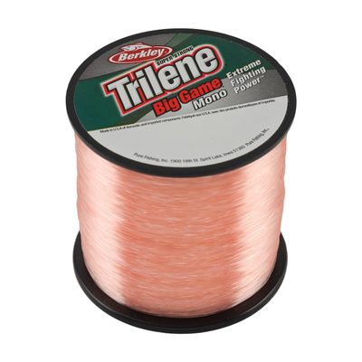 Berkley Trilene Big Game, Pink Coral, 25lb | 11.3kg, 595yd | 544m Monofilament Fishing Line, Suitable for Saltwater and Freshwater Environments