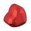 Heart Shaped Ring Gift Box with LED Light, Velvet Earrings Jewelry Case with Light, Jewellry Display Box for Wedding, Engagement, Proposal, Birthday and Anniversary (Red) view 4