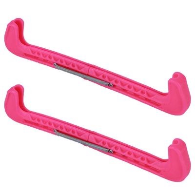 A sixx Skate Blade Guards, Ice Skate Blade Covers, Sturdy Strong Safe for Sports Skiing(Pink)