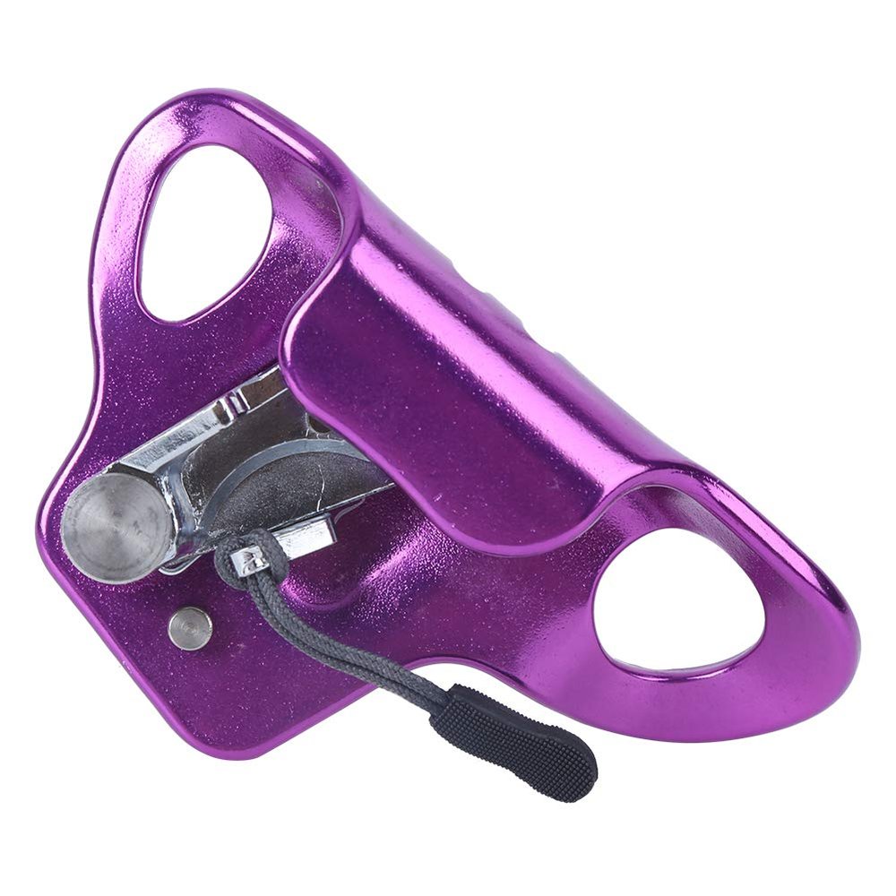 Ichiias High Strength Mountaineering Anti-Fall Climbing Ascender Outdoor Climbing Ascender Riser, 7075 Aviation Aluminum Climbing Ascender, Arborist for Sport Climber
