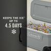 Coleman Classic Series Insulated Portable Rolling Cooler with Wheels, Leak-Resistant Outdoor Hard Cooler Keeps Ice up to 5 Days, 62-Quart view 3