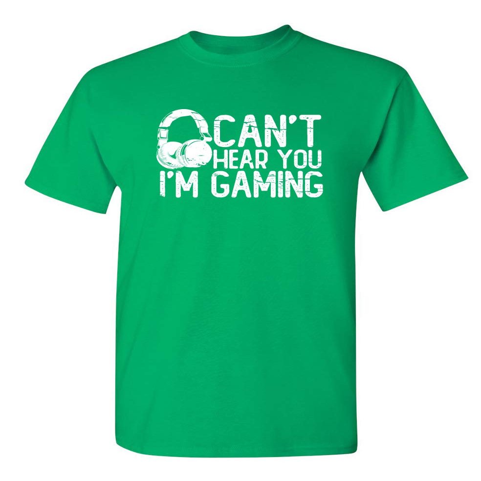 I'm Gaming Graphic Novelty Sarcastic Funny T Shirt L Irish