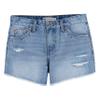 Girlfriend Fit Denim Shorty Shorts view 1