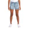 Girlfriend Fit Denim Shorty Shorts view 3