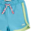 Levi's Girls' Soft Knit Shorty Shorts, Blue Topaz, 6X view 3