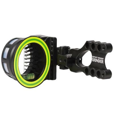 Spot Hogg Grinder MRT | 7 Pin Bow Sight | Right/Left Handed | Pin Size .01/.019/.029 | Made in The USA (Right Handed, .01 Pin Diameter)