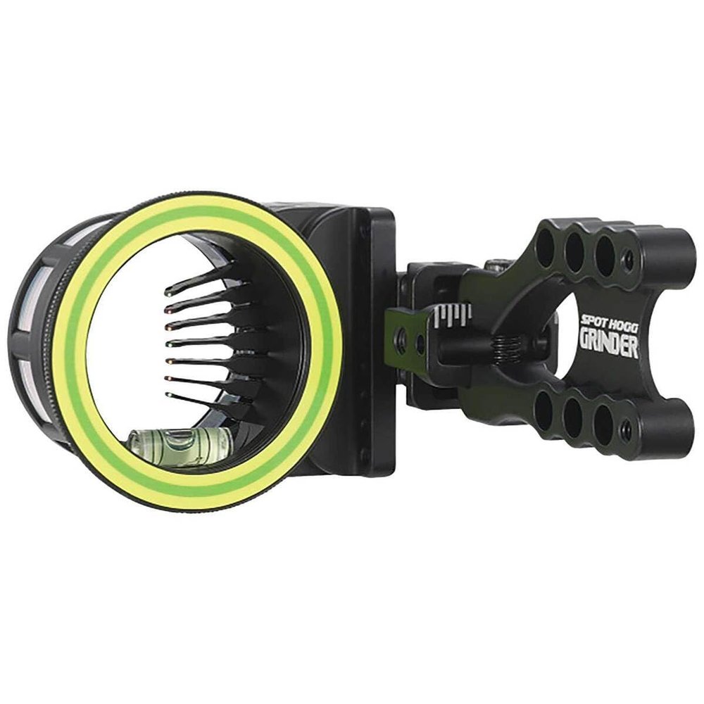 Spot Hogg Grinder MRT | 7 Pin Bow Sight | Right/Left Handed | Pin Size .01/.019/.029 | Made in The USA (Right Handed, .019 Pin Diameter)