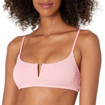 Billabong Women's Standard Summer High Bralette Bikini Top, Coral Pink, XL