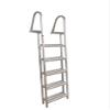 classAcustoms Marine Pontoon Boat Dock Heavy Duty Aluminum 5 Step Removable Boarding Ladder FIXD-PBDL5S-AL view 1