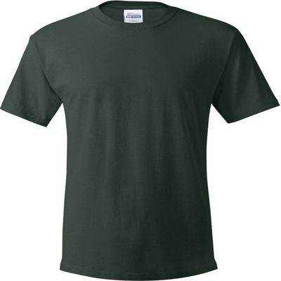 Hanes Unisex 5.2 oz. 50/50 EcoSmart T-Shirt 4XL DEEP Forest