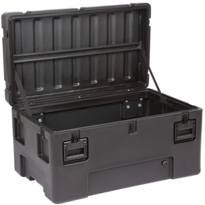 SKB Cases 3R3722-20B-EW R-Series 3722-20 Waterproof Utility Case, LLDPE Polyethylene Impact Resistant, Pressure Relief/Breather Valves, Stainless Steel Latches and Hinges