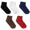 BambooMN Unisex Rayon from Bamboo Athletic Quarter Crew Sock for Home Travel Work and Sport - Medium - Assortment A - 5 Pairs view 3