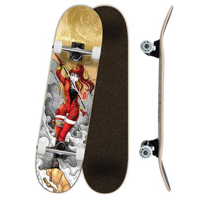 Yocaher Complete 31" x 7.75" Skateboards w/Premium Skateboard Grip Tape, Pro Aluminum Alloy Truck, ABEC-9 Bearing, 54mm Wheels